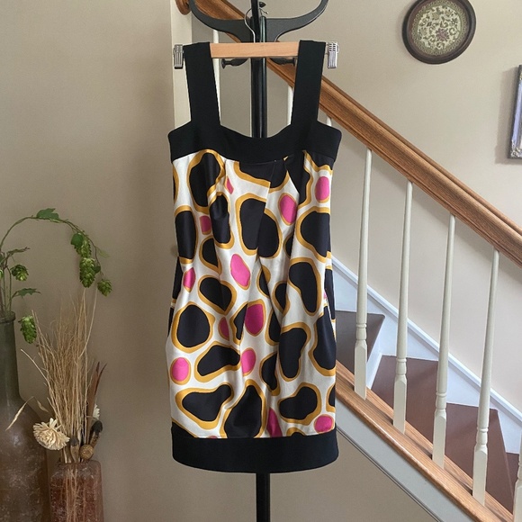 DVF Payne Silk Blend Sleeveless Mini Dress Size 4 - Picture 2 of 15